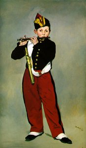 若いフルート奏者、またはファイファー 作： Édouard Manet